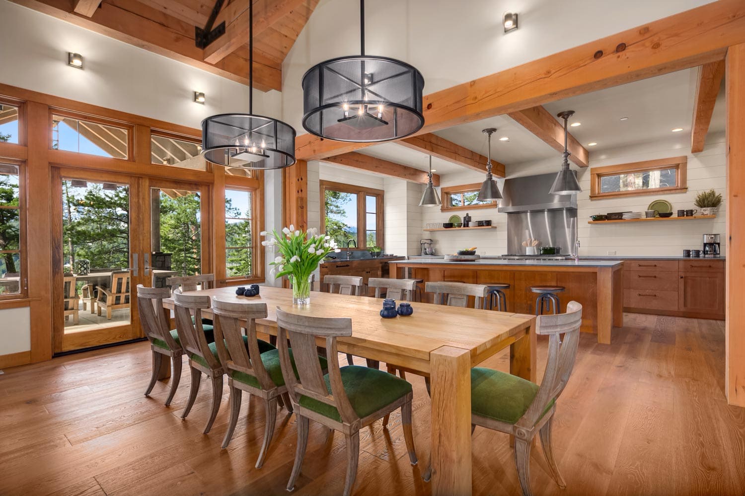 Cascade Mountain Home Cle Elum Dining Room Design