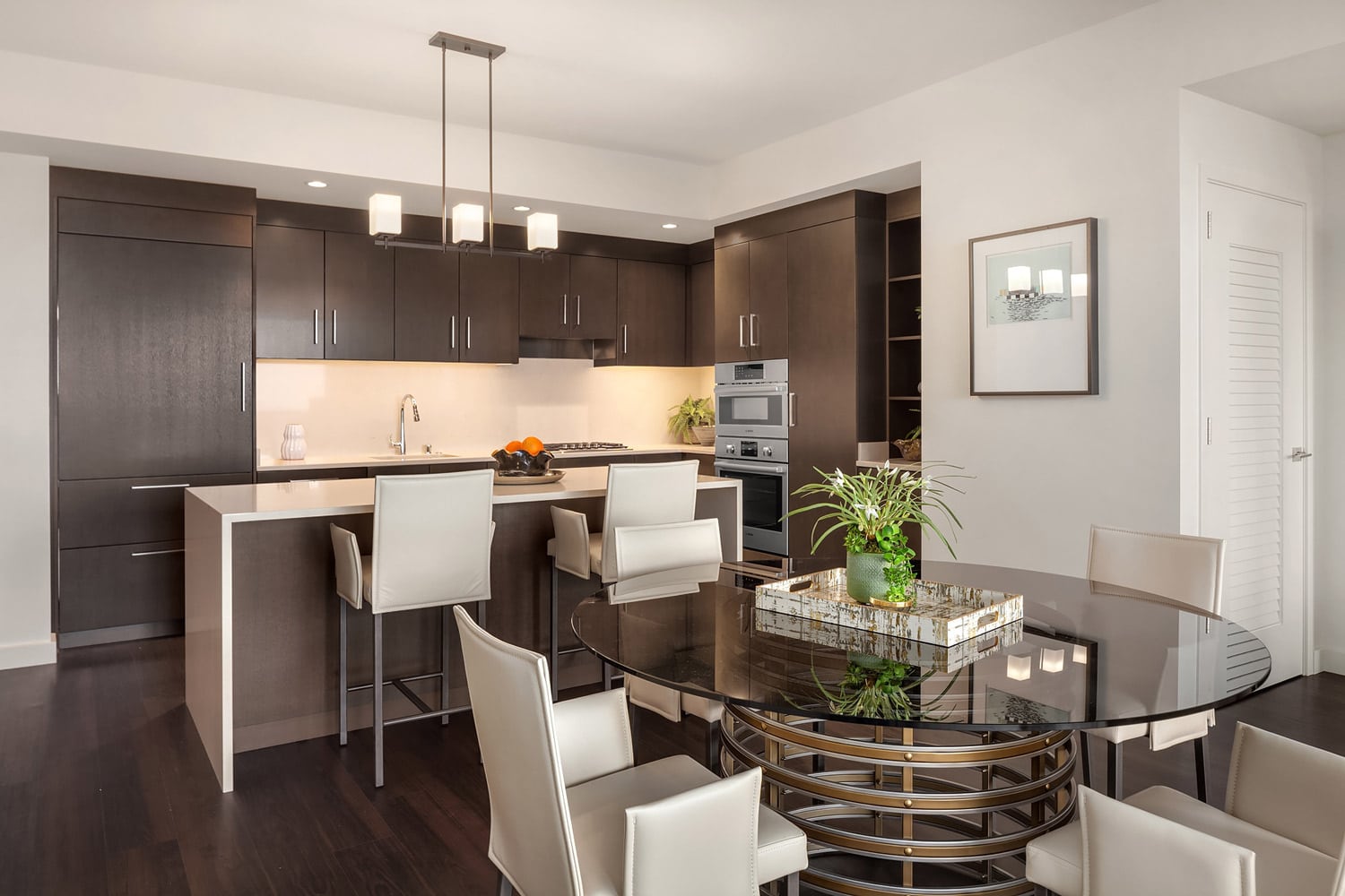 Lincoln Tower Bellevue Open Kitchen Interior Design