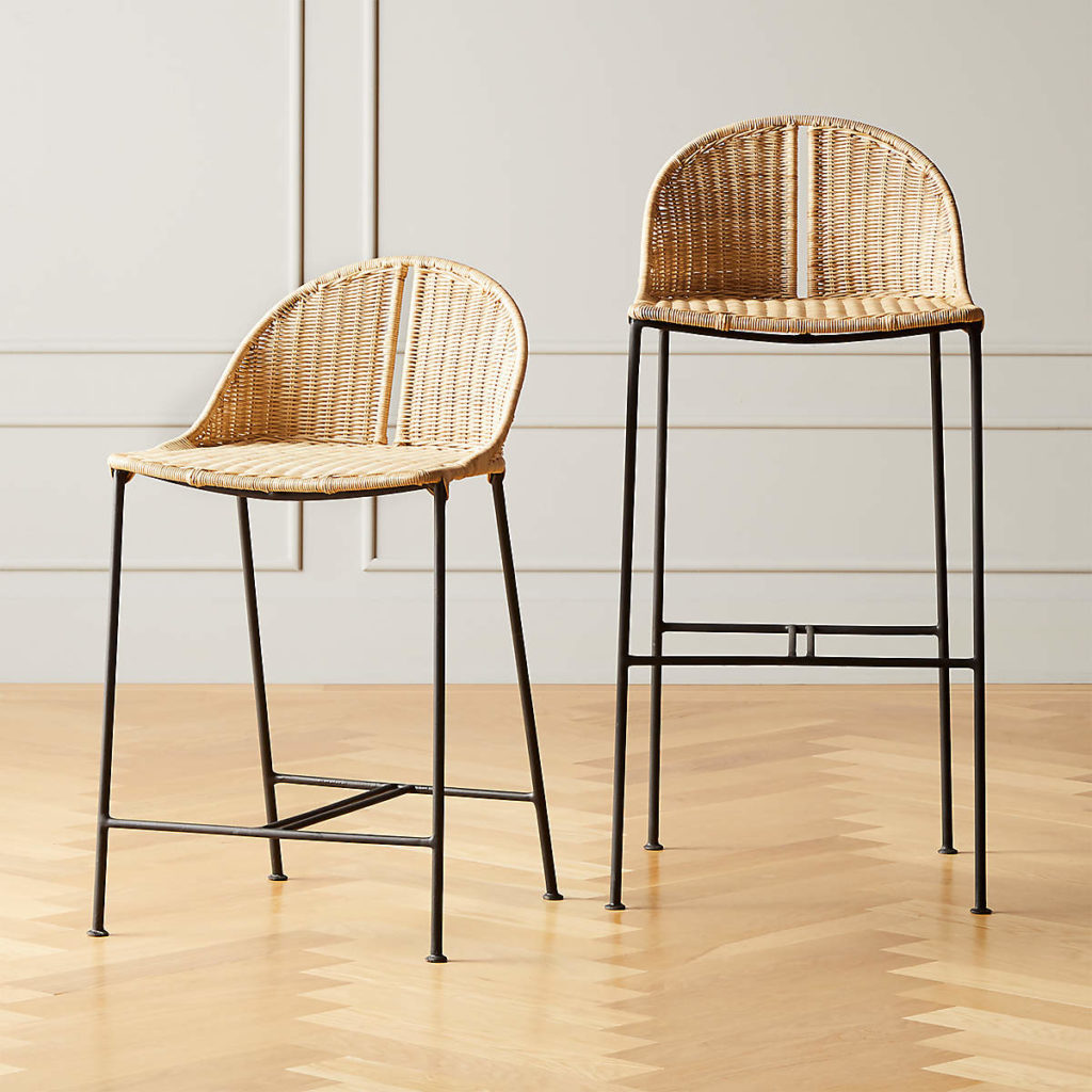 Cesta Rattan Bar Stools