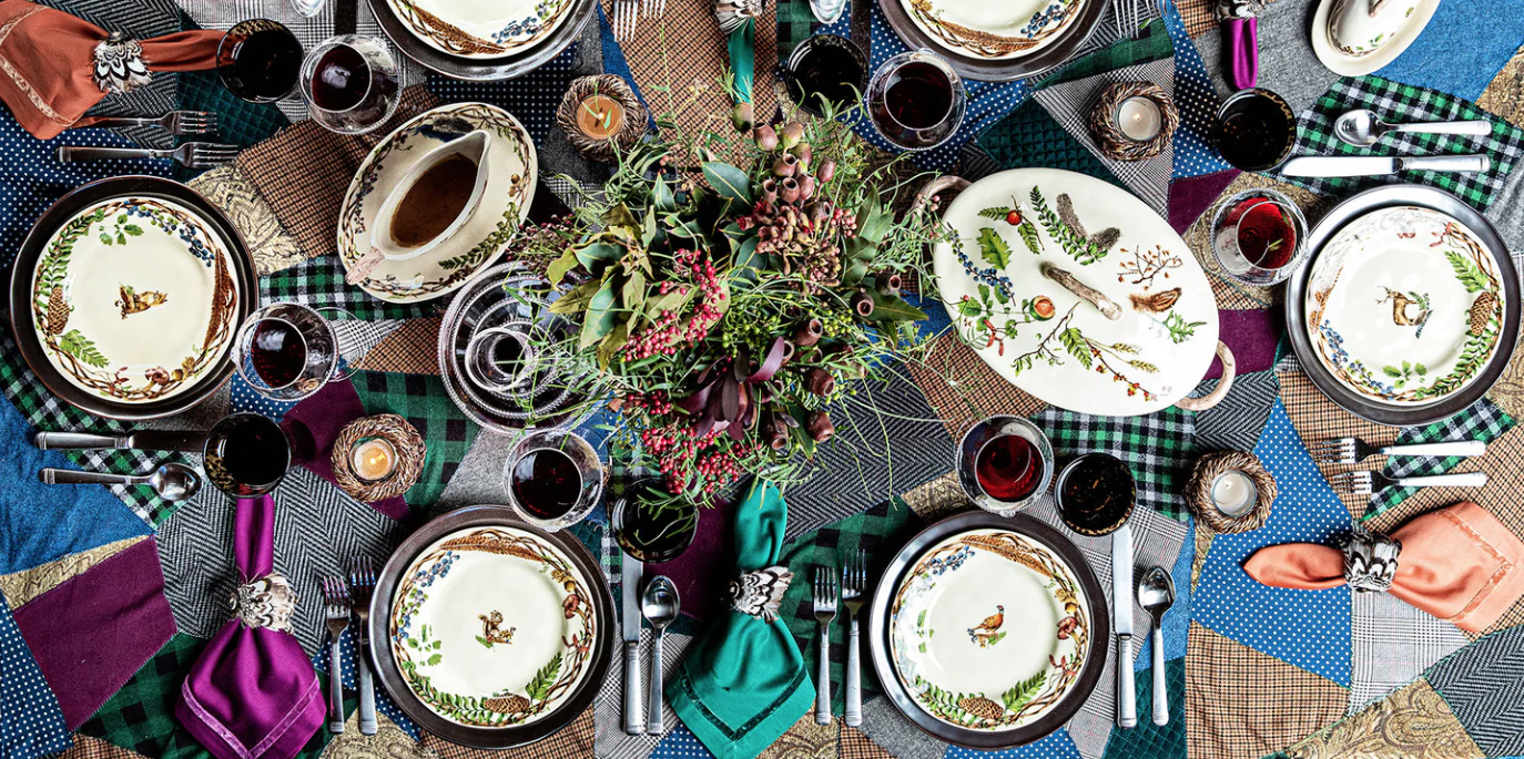 Setting a table that WOWs with holiday cheer…