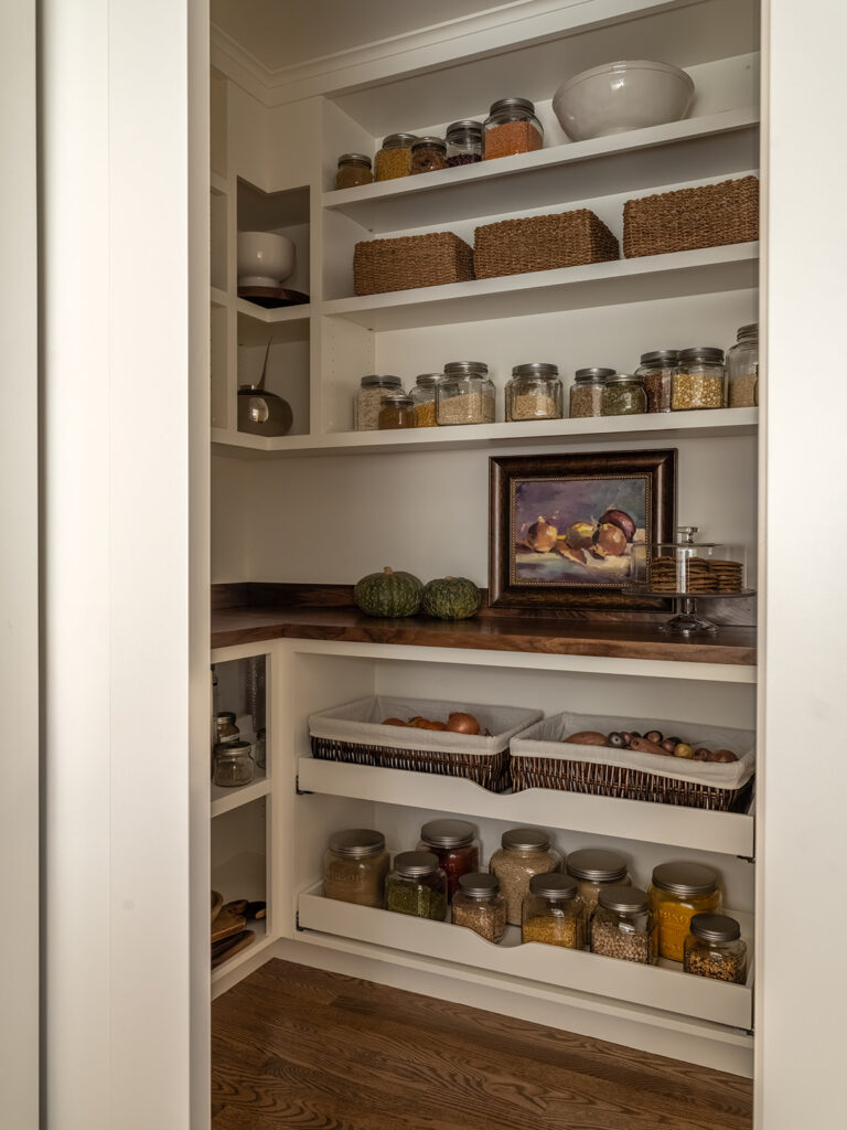 pantry design spice storage