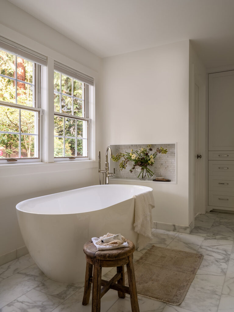 primary bathroom tub michelle yorke design