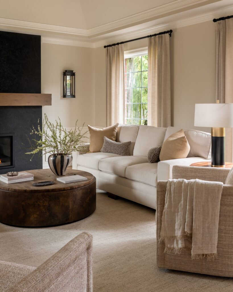 michelle yorke design living room furnishings